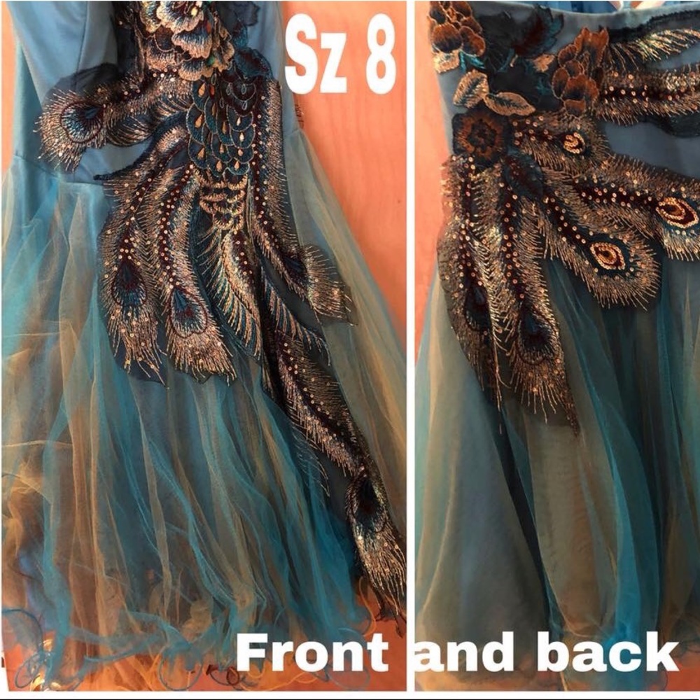 Prom or homecoming dress blue